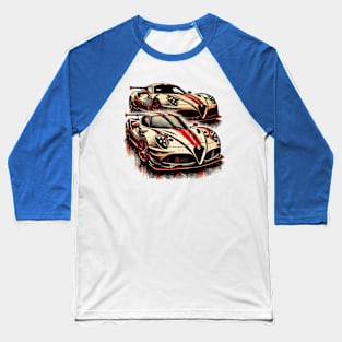 Alfa Romeo 4C Baseball T-Shirt